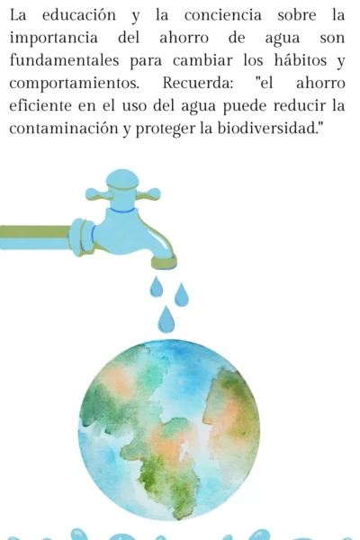 Importancia del ahorro del agua